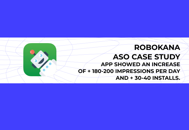 Increasing ranking for educational app Robokana