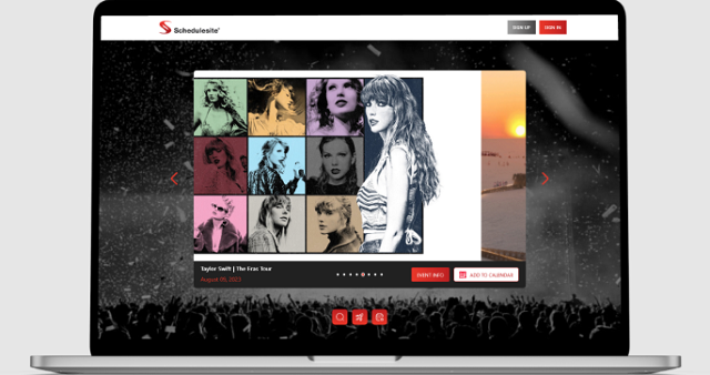 Events Aggregation and Scheduling Platform, Schedulesite