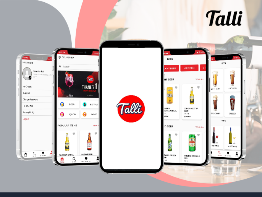 Talli App for Alcohol delivery