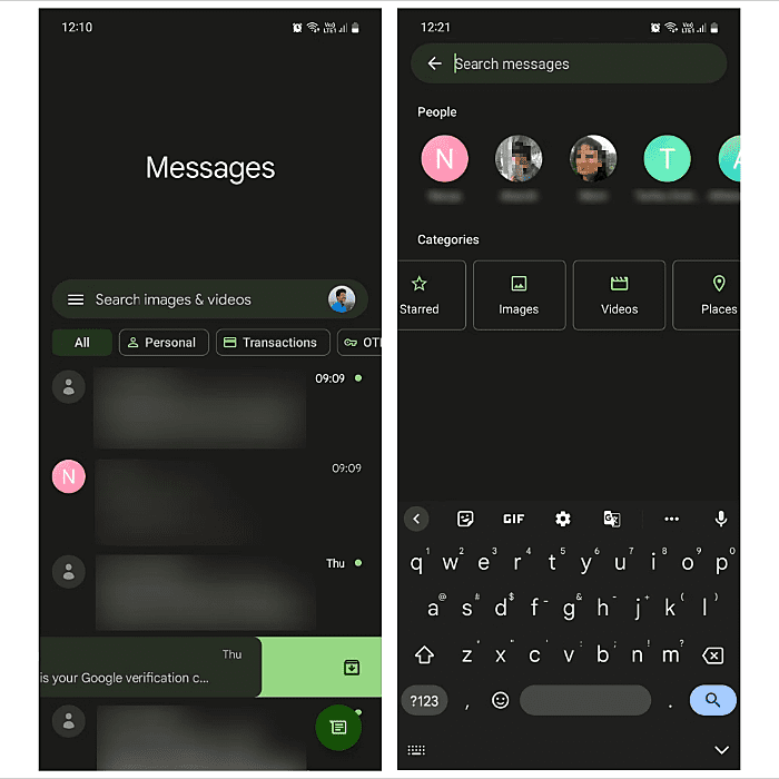 text message app