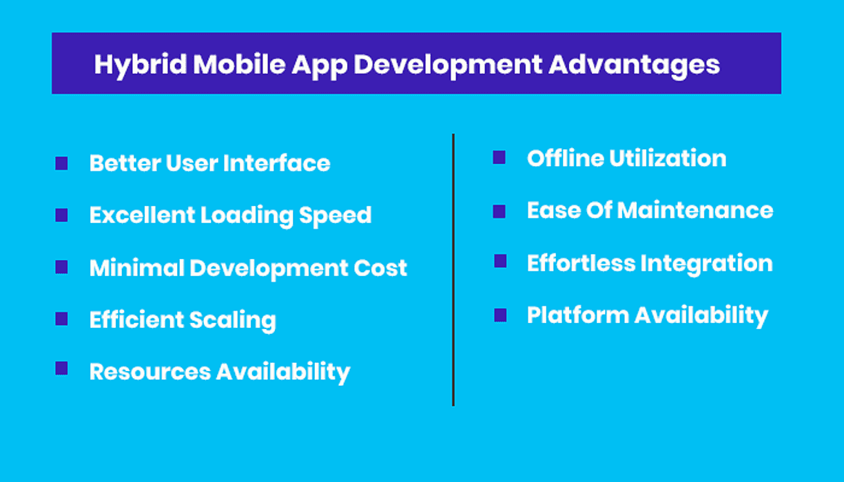 Hybrid Mobile App Development Advantages