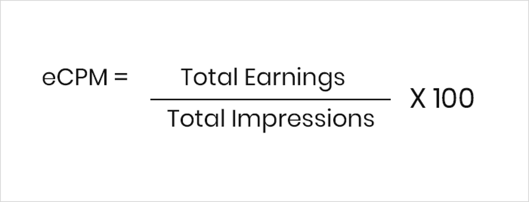 Effective Cost Per Mile (eCPM) Model